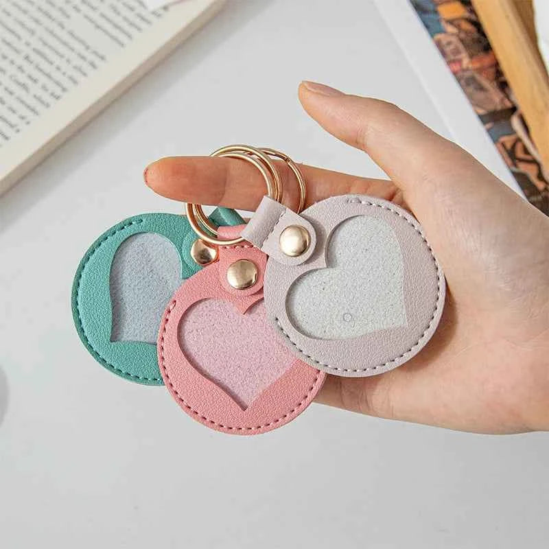 Memorial Leather Pet Hair Storage Bag Cat Paw Keychain Kitten Souvenir Fur Container Pendant Portable Handmade Key Accessories