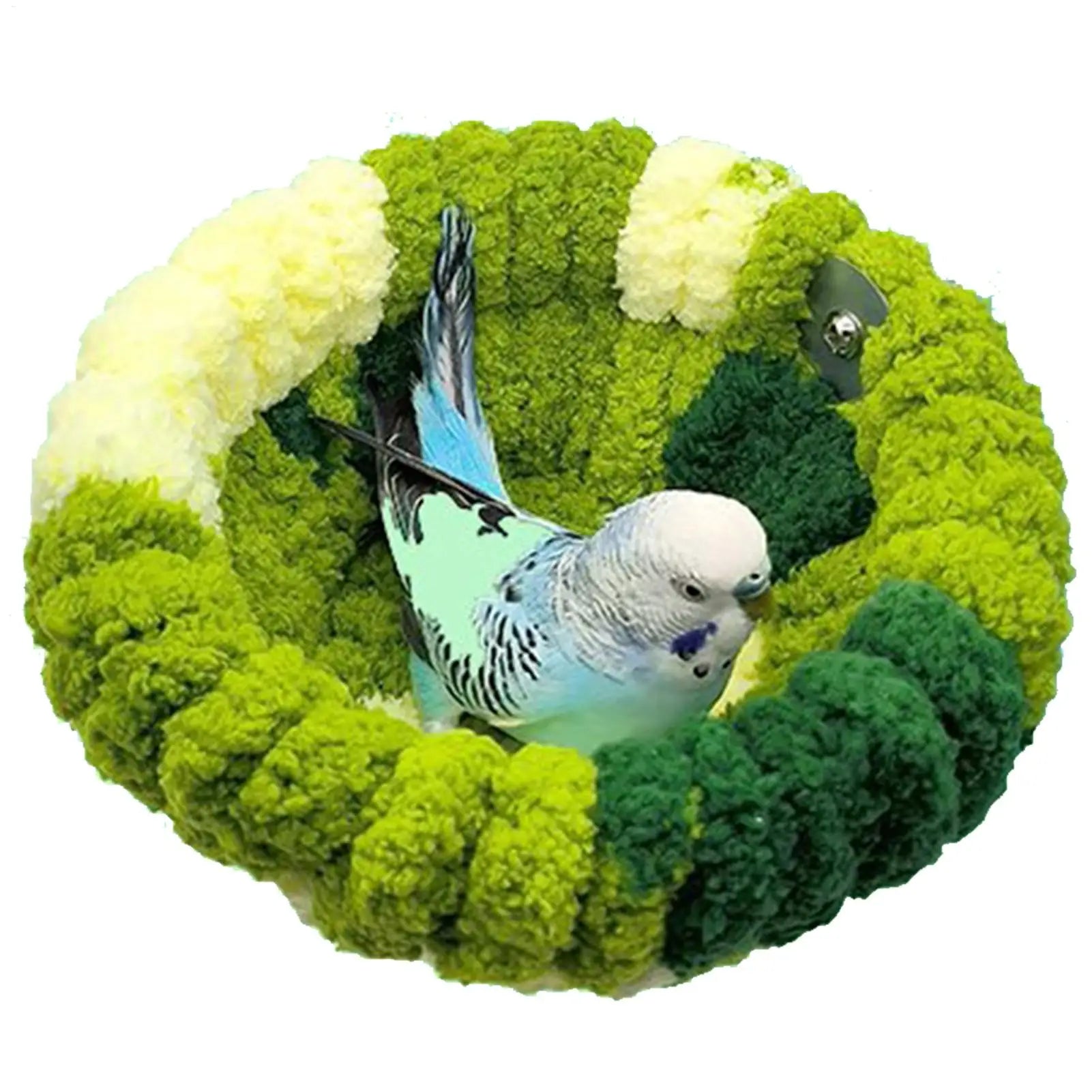 Bird Bed Autumn Winter Warm Cozy Bird Nest Plush Parrot Round Sleeping Bed House Toys for Small Animal Pet Bird Parrot Cage