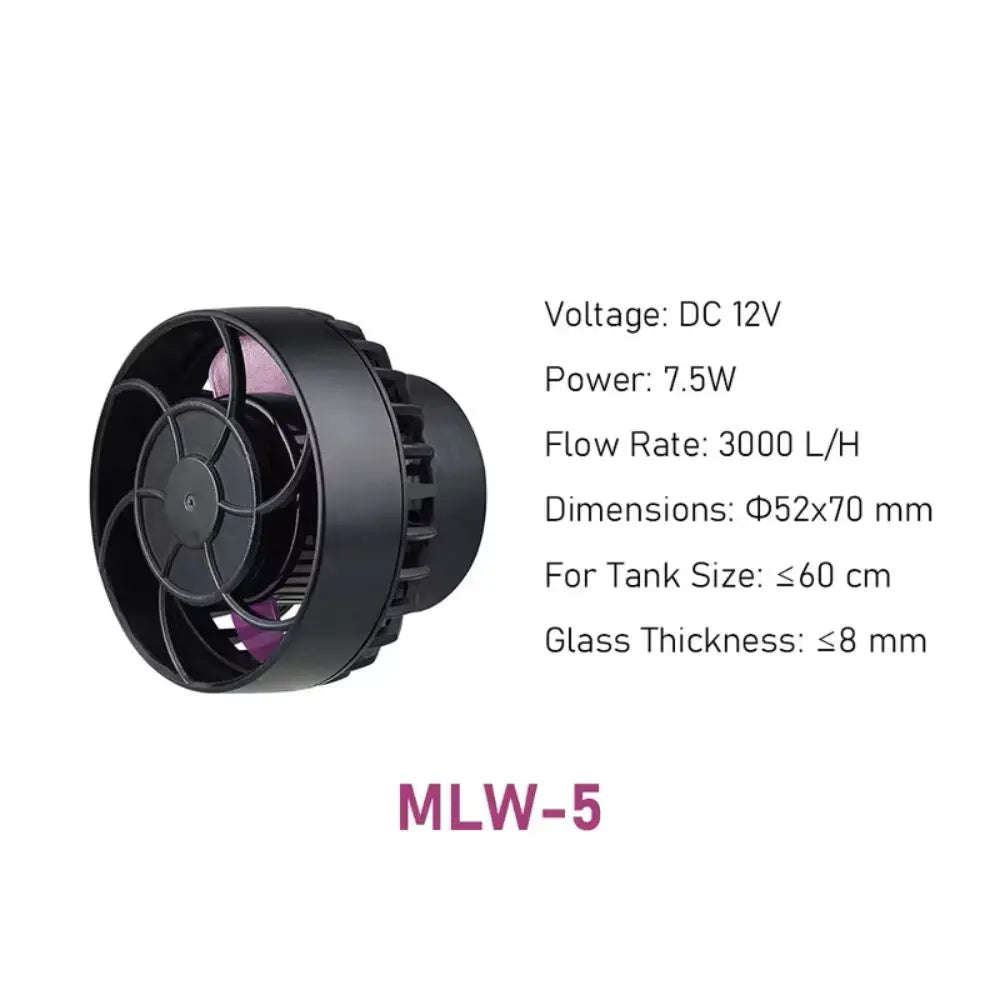 Jebao Jecod  MLW-5 MLW-10 MLE-20 MLW-30 Series Aquarium Smart Wave Maker Flow Pump with WiFi LCD Controller for Fish Tank