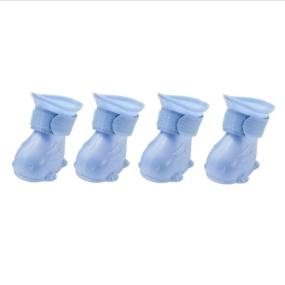 Brand New Pet Rainshoe Waterproof Anti-slip Rubber Boots For Small Medium Large Dogs Cats Outdoor Shoe Dog Boots Pet Accessories