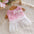 Blue Striped Dog Princess Dress, Summer Breathable Pet Tulle Skirt for Small Dogs Girls, Cute Puppy Clothes for Bichon Chihuahua