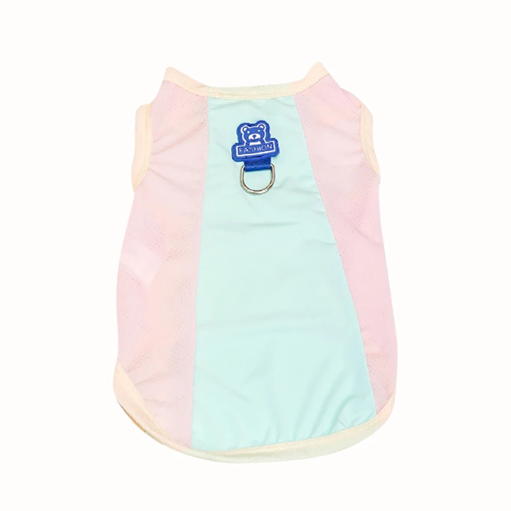 Cooling Dog Cat Vest Summer - Breathable Mesh UV Protection Sleeveless Shirt, Ice Silk Pet Cooling Jacket for Hot Weather
