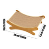 Sisal Cat Scratching Pad Reusable Cat Scratcher Cat Scratch Bed Nest for Pet Sleeping Playing Grinding Small Medium Large Cats