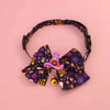 Cat Collar Halloween Bowtie Collar Small Cat Dog Safety Buckle Adjustable Necklace Decoration Style Pumpkin Cartoon Pet Collar
