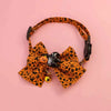Cat Collar Halloween Bowtie Collar Small Cat Dog Safety Buckle Adjustable Necklace Decoration Style Pumpkin Cartoon Pet Collar