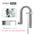 AQUAPRO Mini Skimmer Stainless Steel Inlet Outlet Pipes Inflow Outflow Shrimp Water Filter Aquarium Fish Tanks Accessories