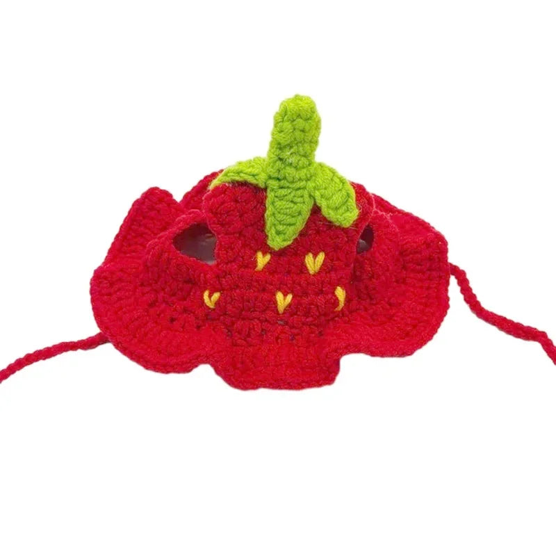 Cat Hats for Pets Handmade Cat Hat Elastic Woven Cap Pet Party Role Playing Headwear Party Photography Props Decoration Cat Acce - Play Paws Toys