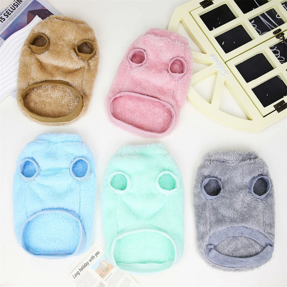 Winter Cat Puppy Jumpsuits Warm Fleece Pet Coat for Small Dogs Cats Kitten Clothing Chihuahua Sphynx Jacket ropa para gato - Play Paws Toys