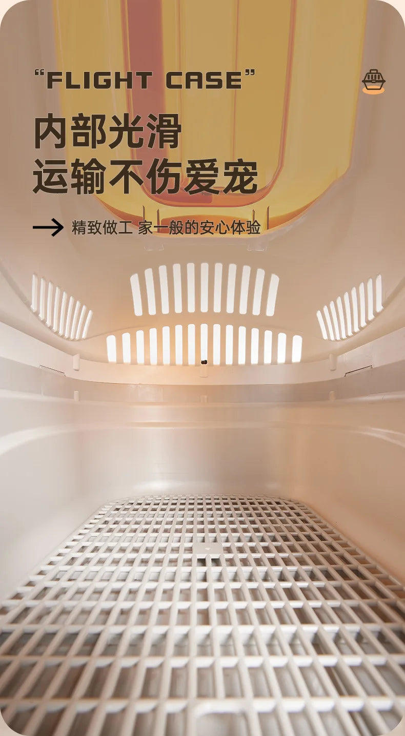 New pet aviation case, convenient, breathable, suitable for outdoor travel, cage for cats and dogs, and pet only - Play Paws Toys