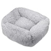 Luxury Dog Bed Square Dog Beds Long Plush Dog Mat Beds for Small Medium Large Dogs Supplies Pet Dog Calming Bed Washable Kennel