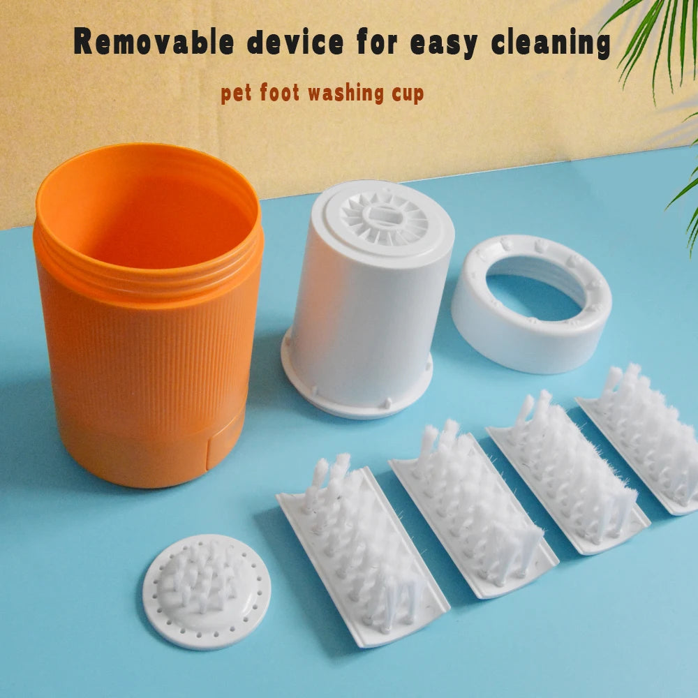 Pet Foot Washing Cup Dog Out Cleaning and Grooming Paw Washing Artifact Intelligent Automatic Foot Washing and Foot Bath Cup Too