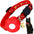 Apple Tag Pet Collar with AirTag Holder & Moon Ornament for Kitten Collar Girl Boy Cats, Small Dog Collar Kitten Accessories