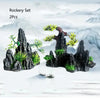 Resin Aquarium Rockery Mountain Decoration Artificial View Rock Cave Stone Tree Fish Tank Ornament Aquarium Decor Home New