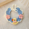 Hand-knitted Pet Collar Cat Decorative Collar Knitted Cute Dog Scarf Bib Saliva Towel Rabbit Decoration