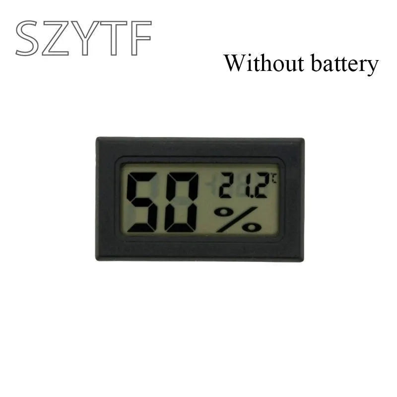 Mini Convenient Digital LCD Thermometer Sensor Hygrometer Gauge Refrigerator Aquarium Monitoring Display Humidity Detector