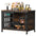 Dog Crate Furniture with Casters,Heavy Duty Dog Kennel Indoor for Large and Medium Dogs,Decorate House as TV Stand,Bedside Table