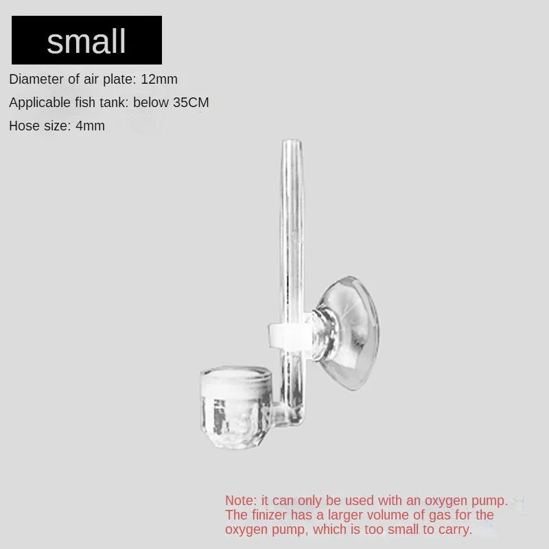Aquarium Air Stone Fish Tank Nano Bubble Stone Kit With Control Valve Quiet Oxygen Diffuser oxygenator Very easy to use.