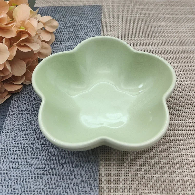 Ceramic Extra Wide Raised Cats Food Bowl,Elevated Pets Bowls Anti-Vomiting Cat Feeder Whisker Stress-Free Cat Feeder Bowls 5.1''