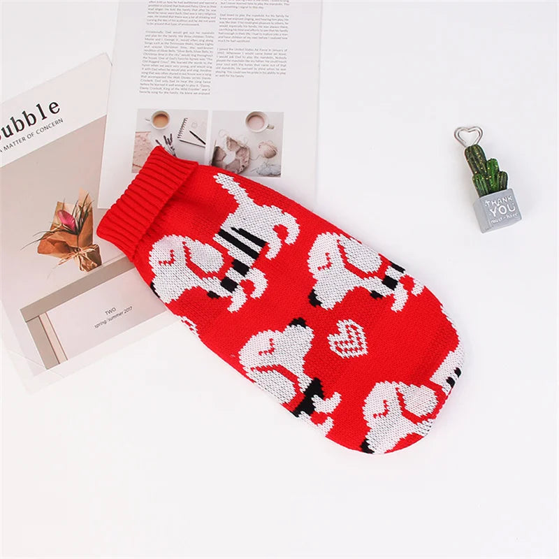 Christmas Cat Sweater Winter Warm Pet Costume for Cats Kedi katten Sphynx Clothing Mascotas Clothes for Dog Animals ropa de gato - Play Paws Toys