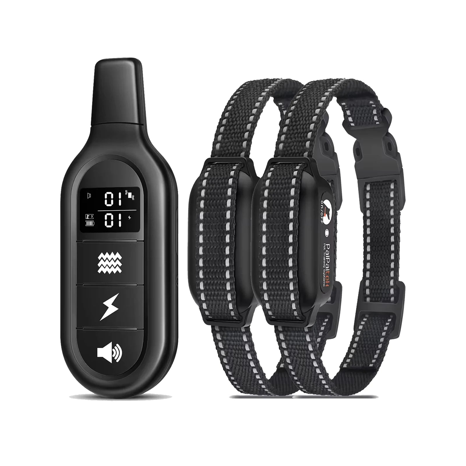 Electric Dog Training Collar Waterproof Dog Bark Collar Pet With Remote Control Rechargeable Anti Barking Device All Size Dogs