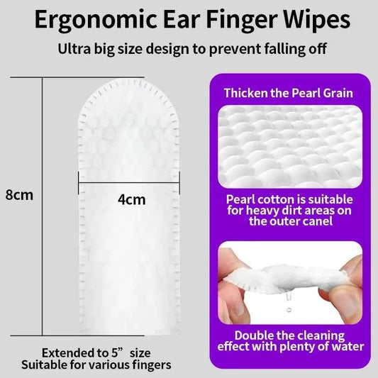 Pet cleaning products  Ear cleaning wipes  Ear care fingertips  Ear mite removal  Cat and dog ear cleaning pet products