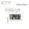 Mini Convenient Digital LCD Thermometer Sensor Hygrometer Gauge Refrigerator Aquarium Monitoring Display Humidity Detector