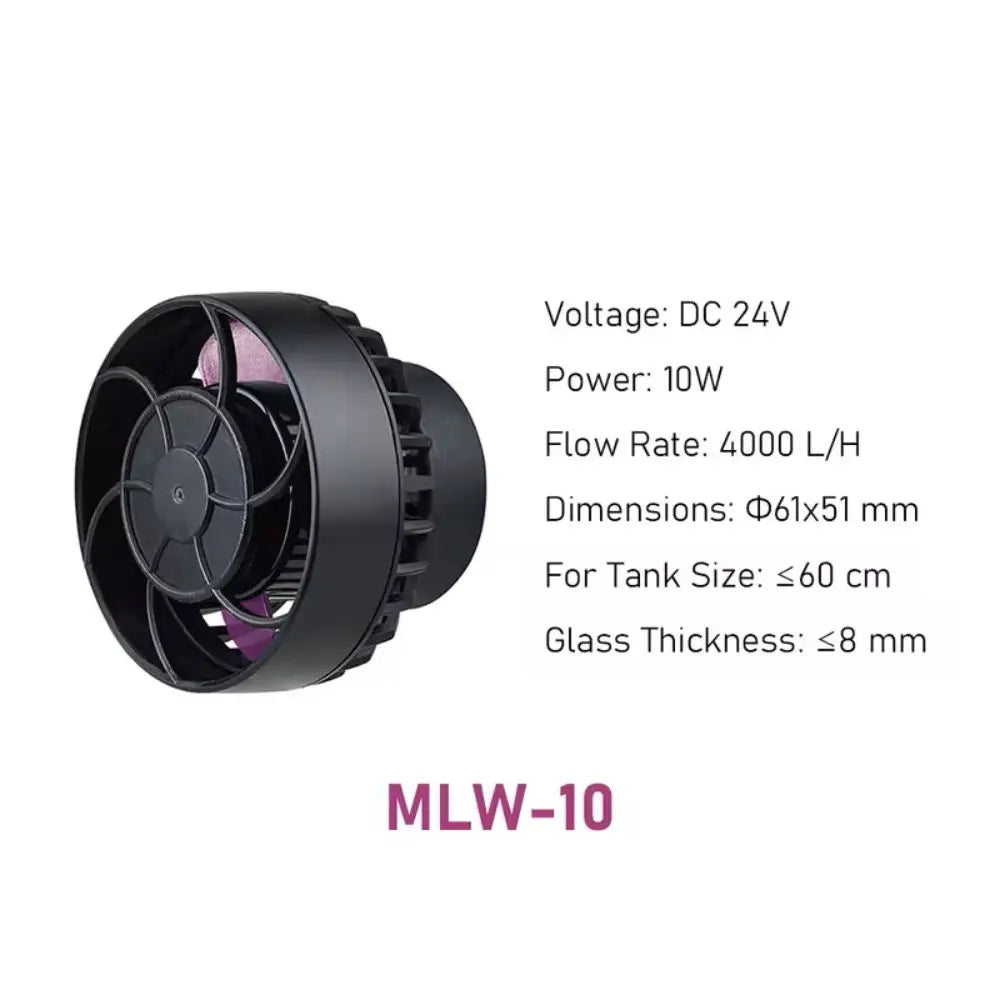 Jebao Jecod  MLW-5 MLW-10 MLE-20 MLW-30 Series Aquarium Smart Wave Maker Flow Pump with WiFi LCD Controller for Fish Tank