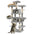 FOOWIN 173cm 68in Large Multi Level Cat Tree Tower Indoor Activity Center 2 Condos 3 Plush Perches Scratching Post Kitten Pet