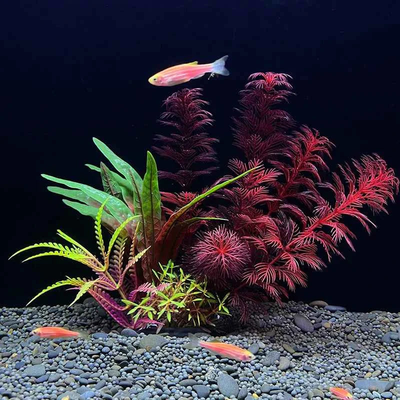 Artificial Aquarium Decor Plants Plastic Aquatic Plants Underwater Plants Aquarium Accessories Decoration Piante Acquario
