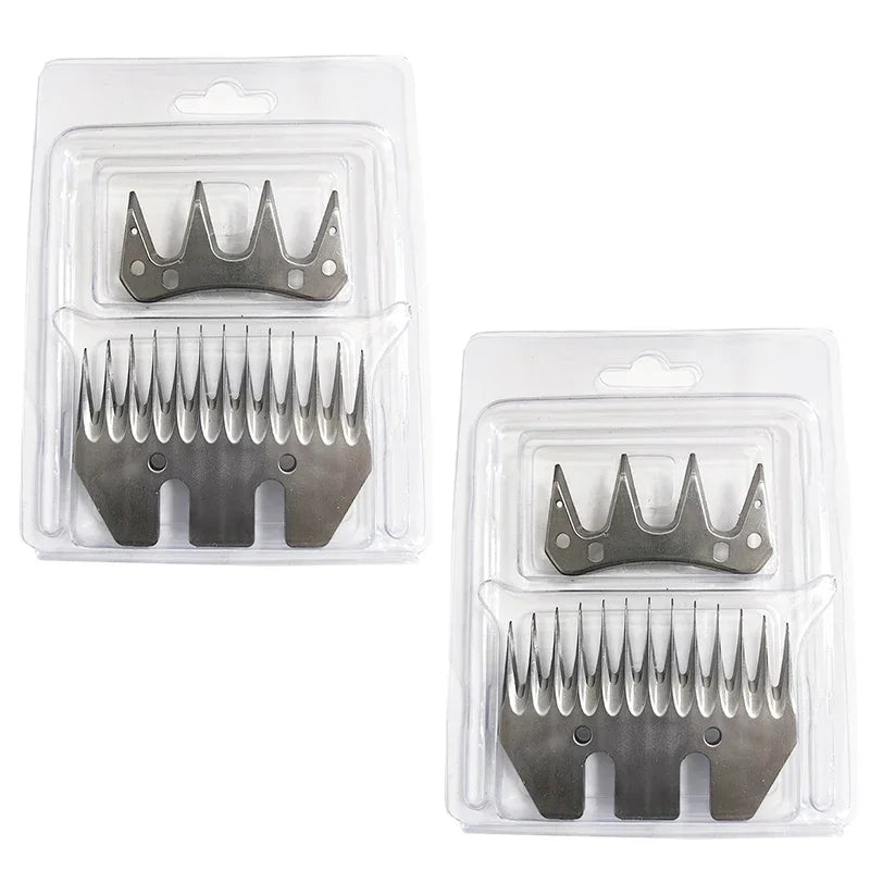 13 Tooth Shearing Replacement Blades for fit Oster,Lister,Heiniger Sheep Clippers,Detachable Animal Trimmer for Goats,Lambs