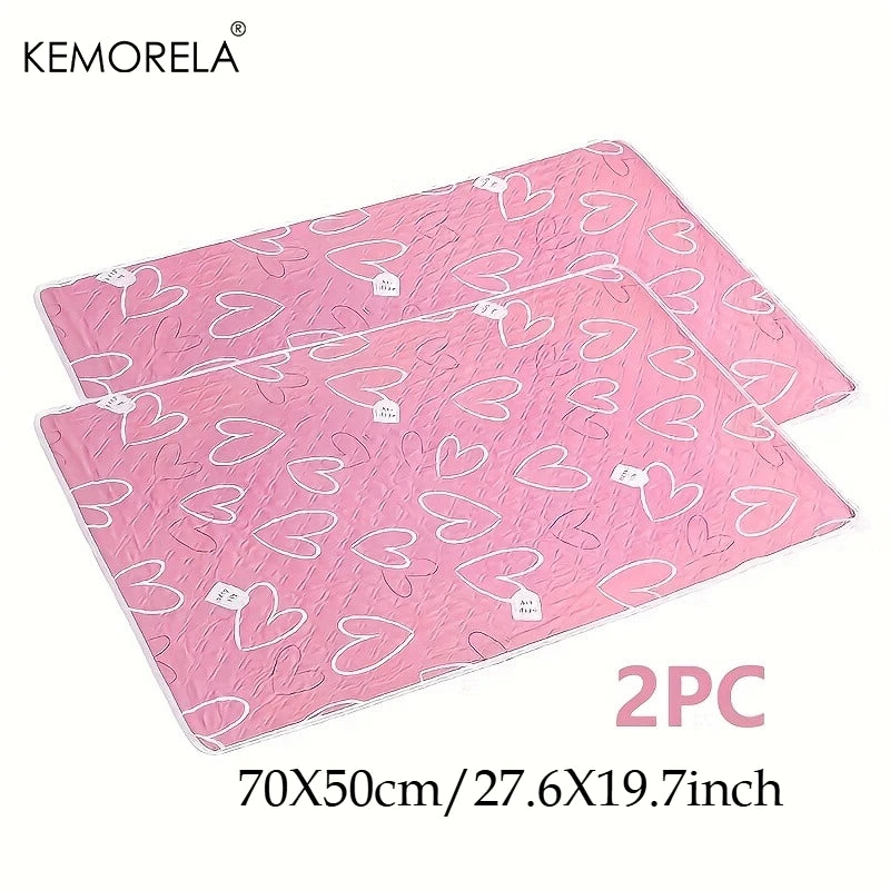 2pc Reusable Pet Cage Pad Wear Resistant And Washable Polyester Base Pad Suitable For Small Animals Such As Hamsters Rabbits