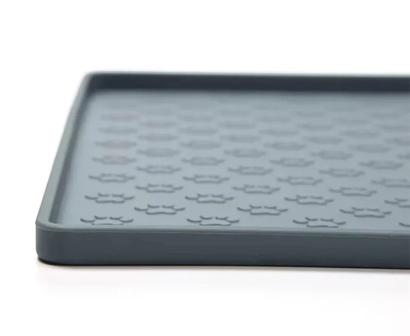 Pet Placemat Cat Dog Drinking Feeding Placemat Feeder Mats Cat Feed Mat Dog Food bowl Mat Silicone Waterproof Pet Bowl Pad - Play Paws Toys