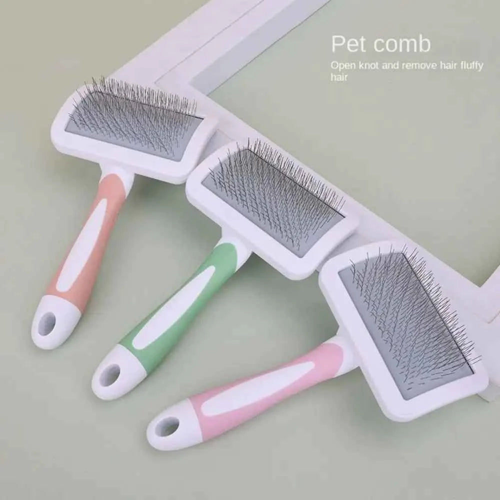 Pet Hair Shedding Comb Dog Cat Brush Grooming Long Hair Indoor Hair Remover Cleaning Beauty Slicker Pet Supplies