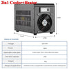 180W Aquarium Water Chiller 60L Fish Tank Cooler Heater System 10-40℃ Constant Temperature Device Sustainable Refrigeration