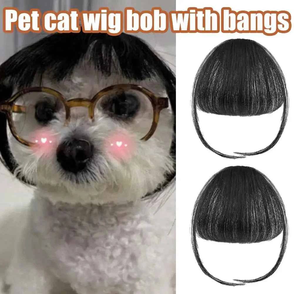 Cat Wig Accessories Dog Headdress Funny Costume Puppy Cosplay Dress Up Funny Pet Wig Cosplay Costume for Cats Dogs 2026 New