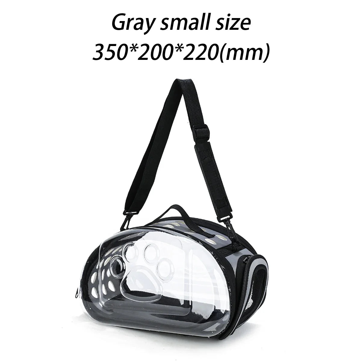 Pet Shoulder Bag Cat Carrier Outdoor Travel Breathable Handbag Puppy & Kitten Capsule Transparent Portable Shoulder Strap Bag - Play Paws Toys