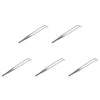 Stainless Steel Aquarium Tweezers Pliers Fish Tank Plant Aquascape Tools Straight Curved Forceps Clip Aquatic Feeding Tongs 27cm