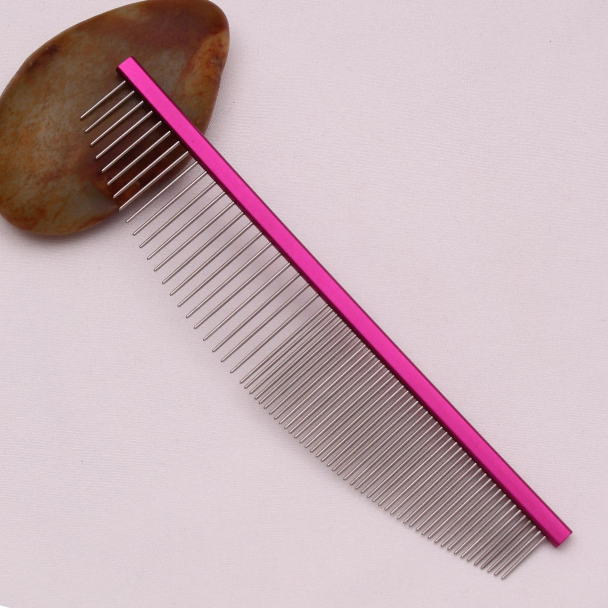 Pet Grooming Combs Aluminum Alloy Brush For Dogs Boundary Knot Massage Tools Professional Salon Cat Hair Cleaning Crescent Combs