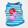 100% Cotton Pet Clothes Cool Cat SECURITY Costume for Cats Small Dogs Spring & Summer Puppy Kitty Cat Vest Top T Shirt Clothing
