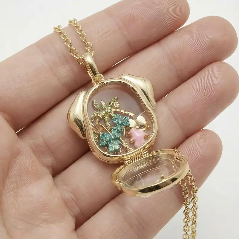 Open Pendant Necklace For Women Girls Simple Pet Dog DIY Accessory Necklace 2026 New Trendy Cute Choker Necklace Jewelry Gift