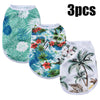 Summer Cat Clothes 3PCS Pet Cooling Vest Set for Puppy Kitten Soft Breathable Lightweight Cats Apparel Hawaiian Style Shirts