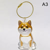 Clear Pet Hair Memorial Keepsake Capsule Dog Fur Container DIY Pendant Keychain Decor Animal Lovers Home Display Gift Idea