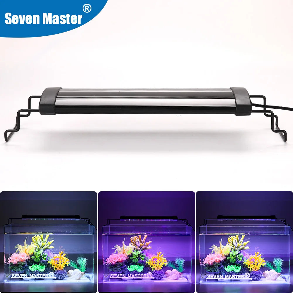 Aluminum Alloy Aquarium Lamp For Plant Grow Fish Tank Bracket Lights Clip on Fish Tank