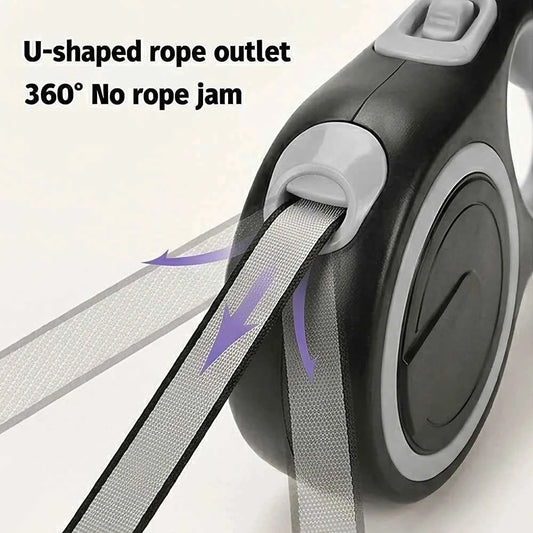 Retractable Big Dog Leash for Small Large Dogs 5M 8M Automatic Adjustable Pet Extendable Strap Yorkie Puppy Lead Rope Supplies