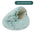 Autumn and Winter soft plush pet bed and pet bed Winter warm and cold plush comforter nest Shell cat nest semi-enclosed cat nest - Play Paws Toys