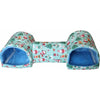 Fleece Tunnel Cave Hideaway for Hamsters & Ferrets