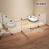 Pet Fence Kitten Isolation Door Dog Cage Kitten Guardrail Iron Small Size Dogs Teddy Indoor Kennel Home Rabbit Fence Cat Cage - Play Paws Toys