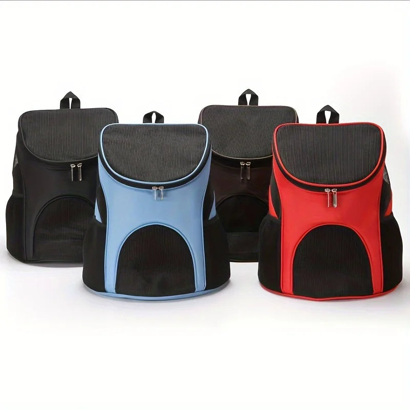 Portable Mesh Dog Bag Breathable Dog Backpack Foldable Large Capacity Dog Bag,Large capacity breathable dog outdoor backpack