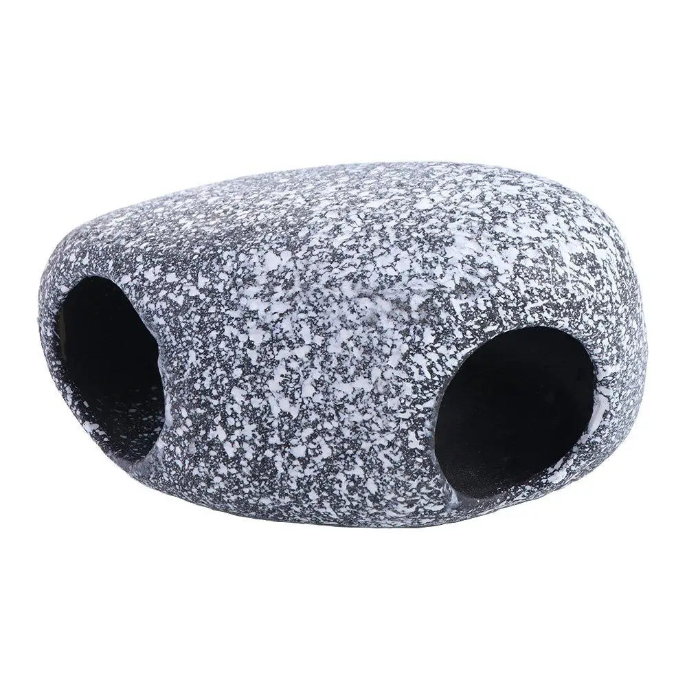 Ceramic Cichlid Stone Cave Eco-friendly Delicate Fish Eluding House Creative Simulated Hiding Tank Cave Breeding Tank
