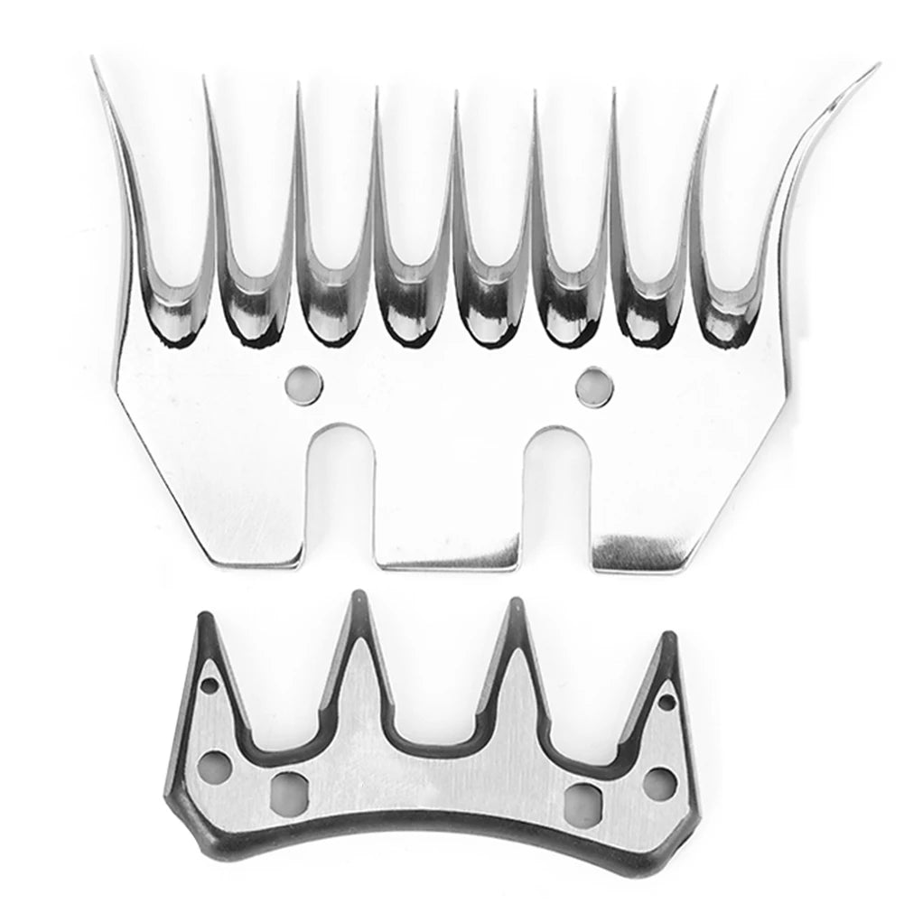 9/13-tooth Stainless Steel Sheep Clippers Blade High Hardness Cutting Shearing Cutter Replacement Cutting Blade Sheep Shear Part